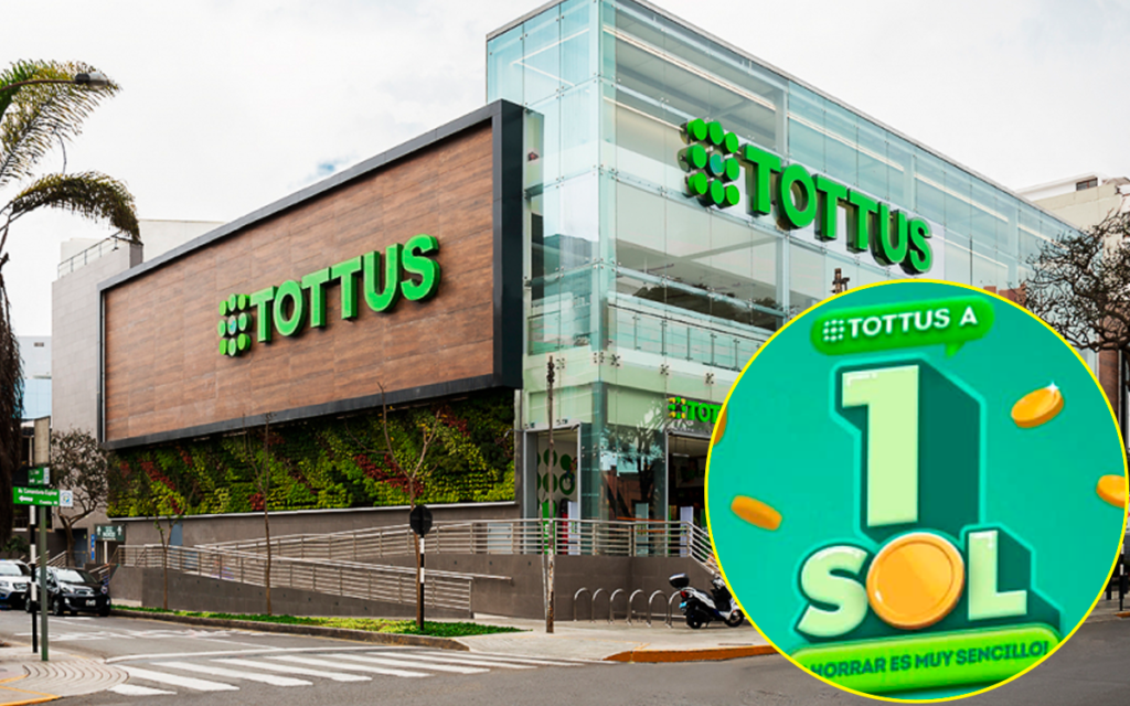 Tottus lanza miles de productos a 1 sol.