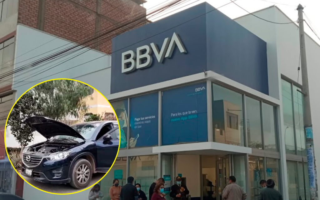 Falsos policías asaltan banco en Los Olivos.