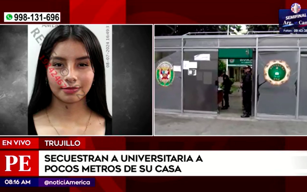 Estudiante secuestrada en La Libertad