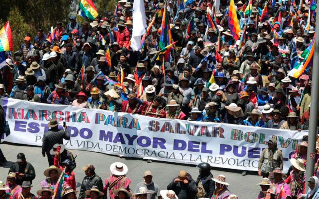 Marcha para liberar Bolivia